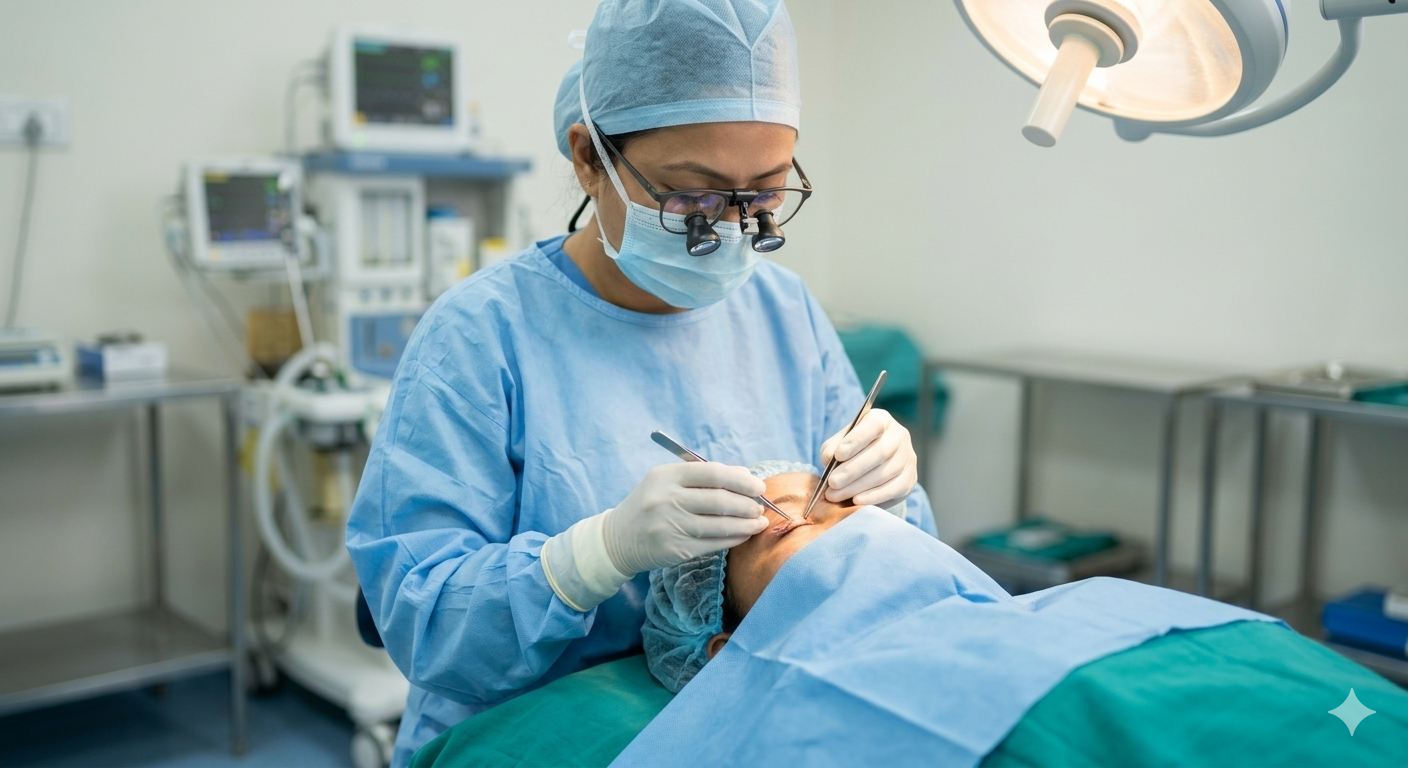 Asian Blepharoplasty Eye Surgery at KOQ10 Aesthetic Clinic Siliguri